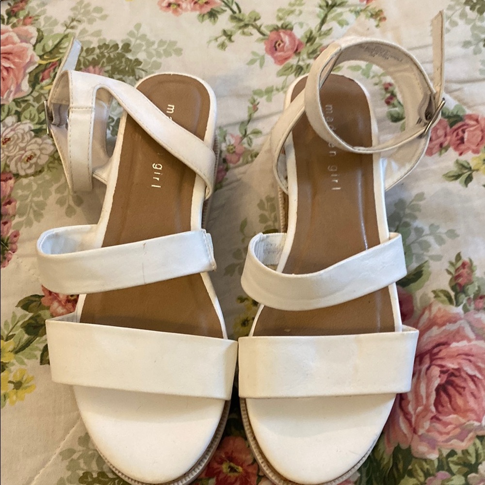 White Strappy Sandals